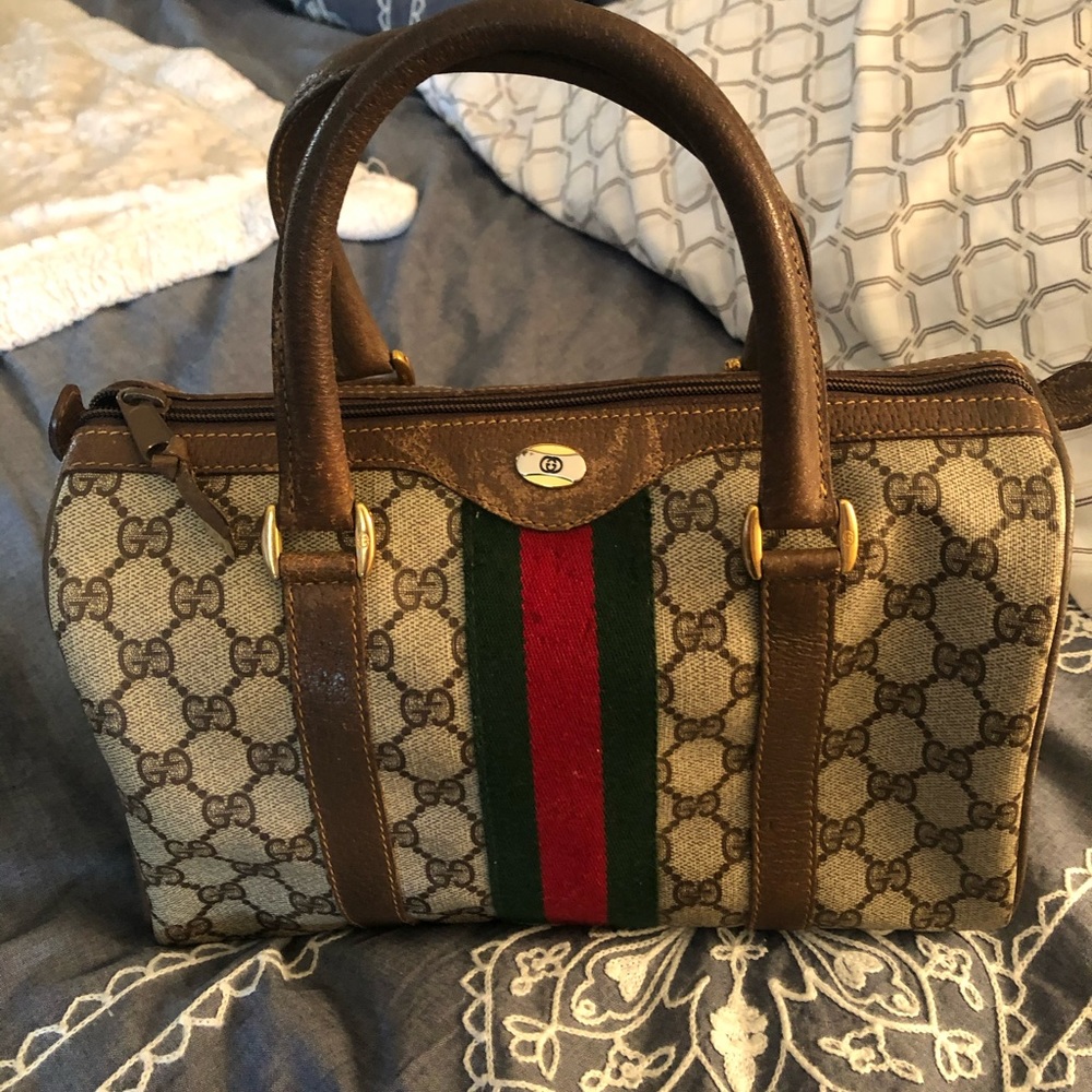 Vintage Gucci two handle bag